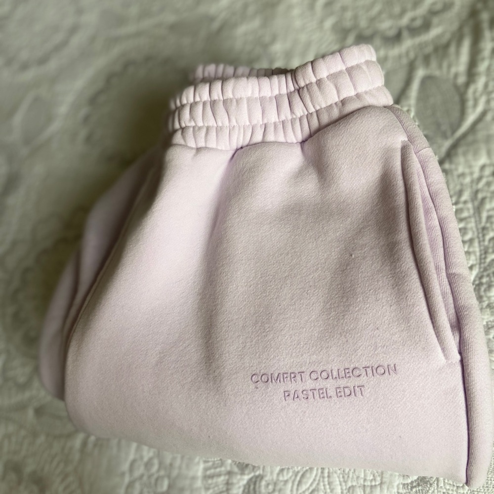 PASTEL PINK ultra soft Comfort sweatpants - Picture 4 of 11